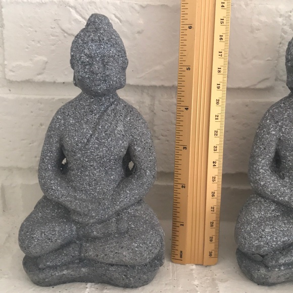 Set of 2 Zen Buddha New - Picture 2 of 9
